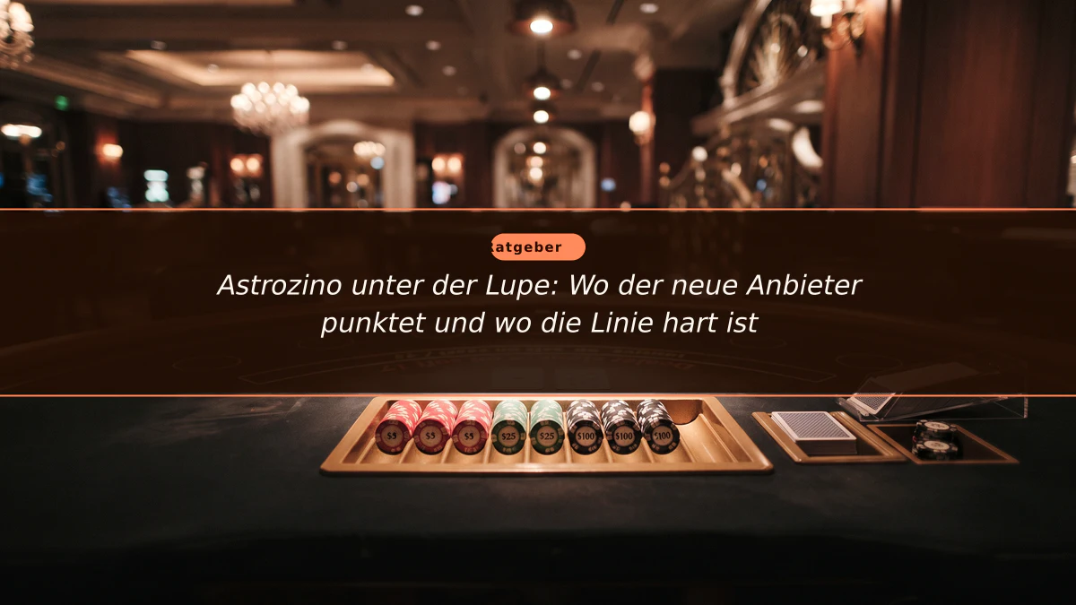 Astrozino unter der Lupe: Wo der neue Anbieter punktet und wo die Linie hart ist