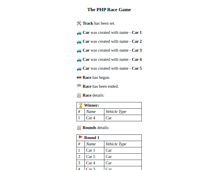 GitHub - maxbratuta/the-php-race-game: 🚙 Pet-project for the race game ...