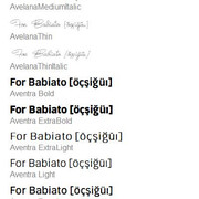 Font-List64