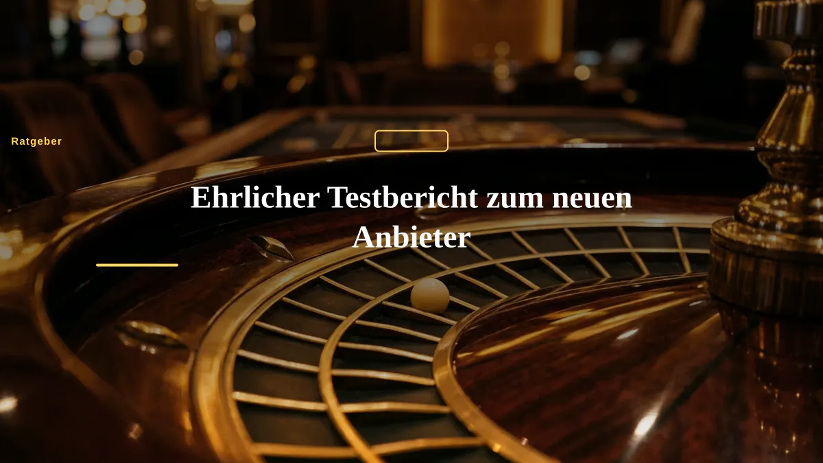 Ehrlicher Testbericht zum neuen Anbieter
