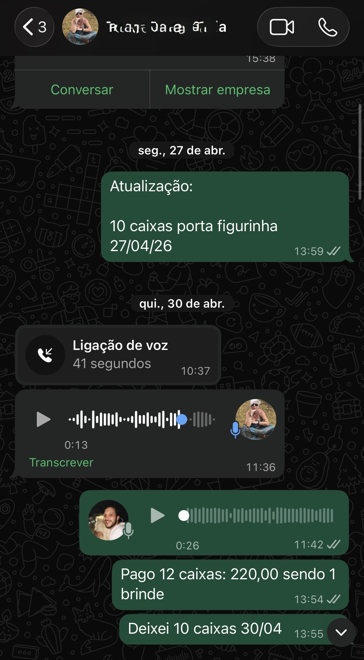 Venda real Figurinha Aí