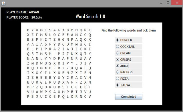 Github ahsantahseen wordsearch game a simple word search game made 
