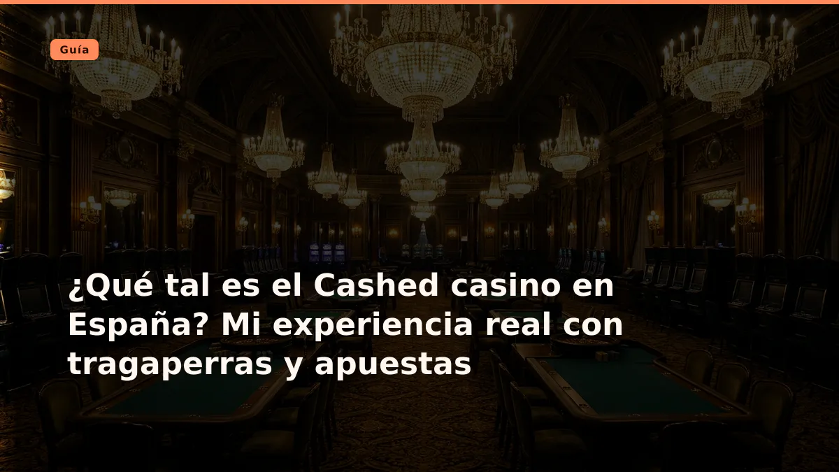 pies-d559f07426c6 ¿Qué tal es el Cashed casino en España? Mi experiencia real con tragaperras y apuestas