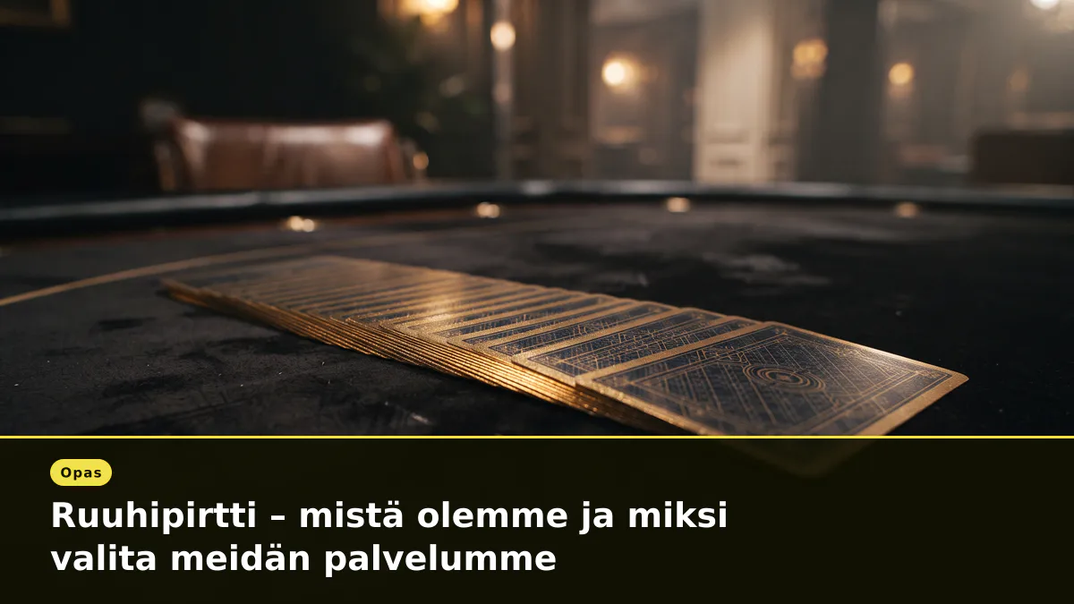Ruuhipirtti – mistä olemme ja miksi valita meidän palvelumme