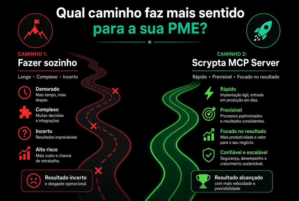 Qual caminho faz mais sentido para a sua PME?