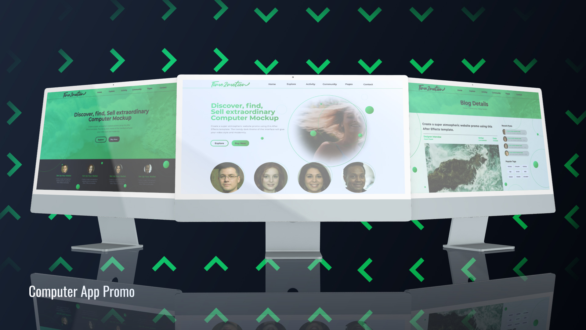 Website Promo Web Presentation