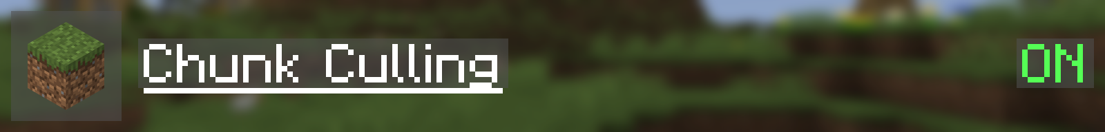 Chunk Culling