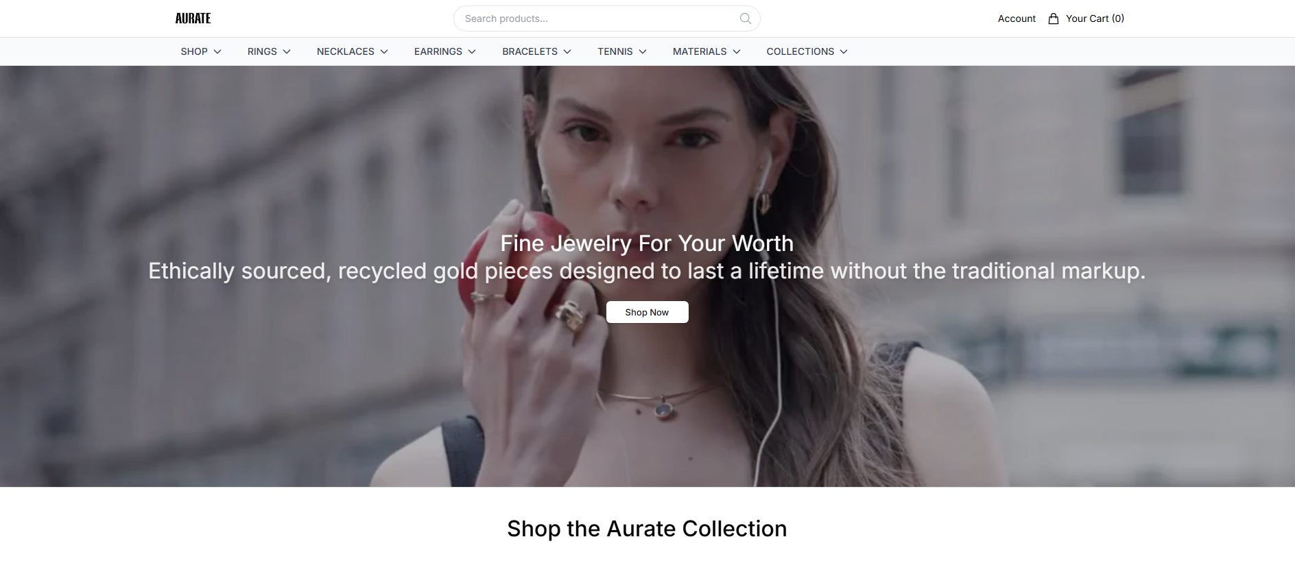 Stored capture of auratenewyorkofficial.shop