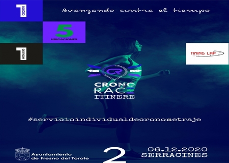 La prueba del Circuito CronoRACE Itinere que se iba a organizar en Cobeña el 6 de Diciembre, se traslada a Serracines