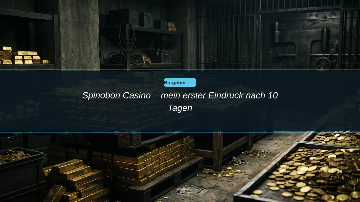 Spinobon Casino – mein erster Eindruck nach 10 Tagen