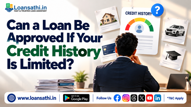 Can a Loan Be Approved If Your Credit History Is Limited? LoanSathi Guide