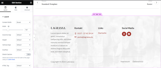 footer