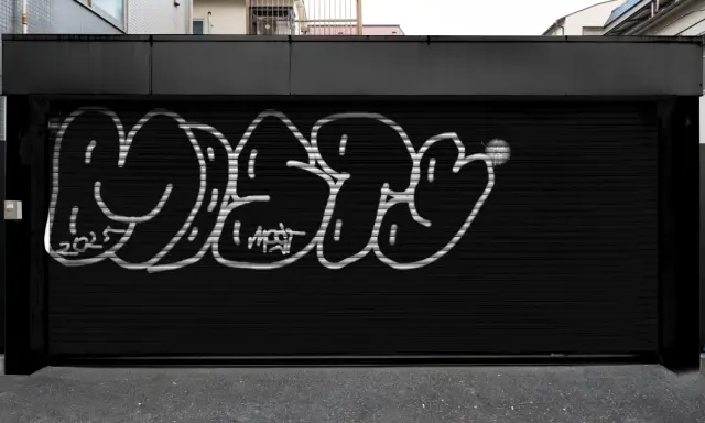 Graffiti artwork by Mosty