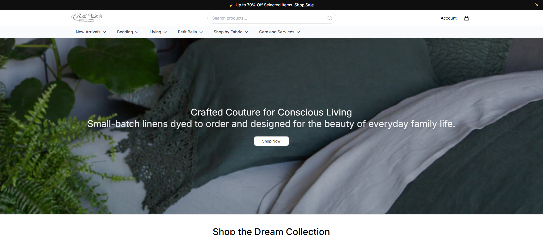 Stored capture of bellasleep.shop