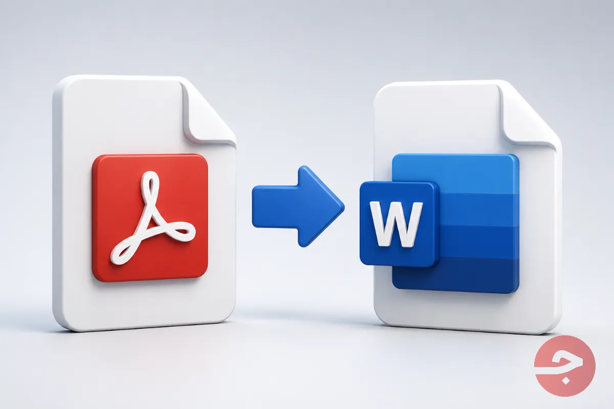 تحويل ملف pdf لـ Word
