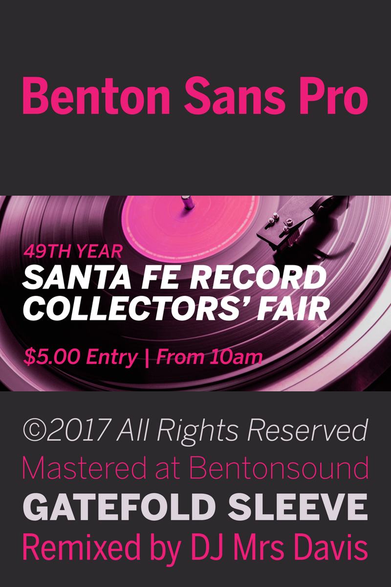 Benton™ Sans Pro: Crafting Authentic Connection in UI Headlines