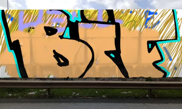Graffiti artwork by BVBIF