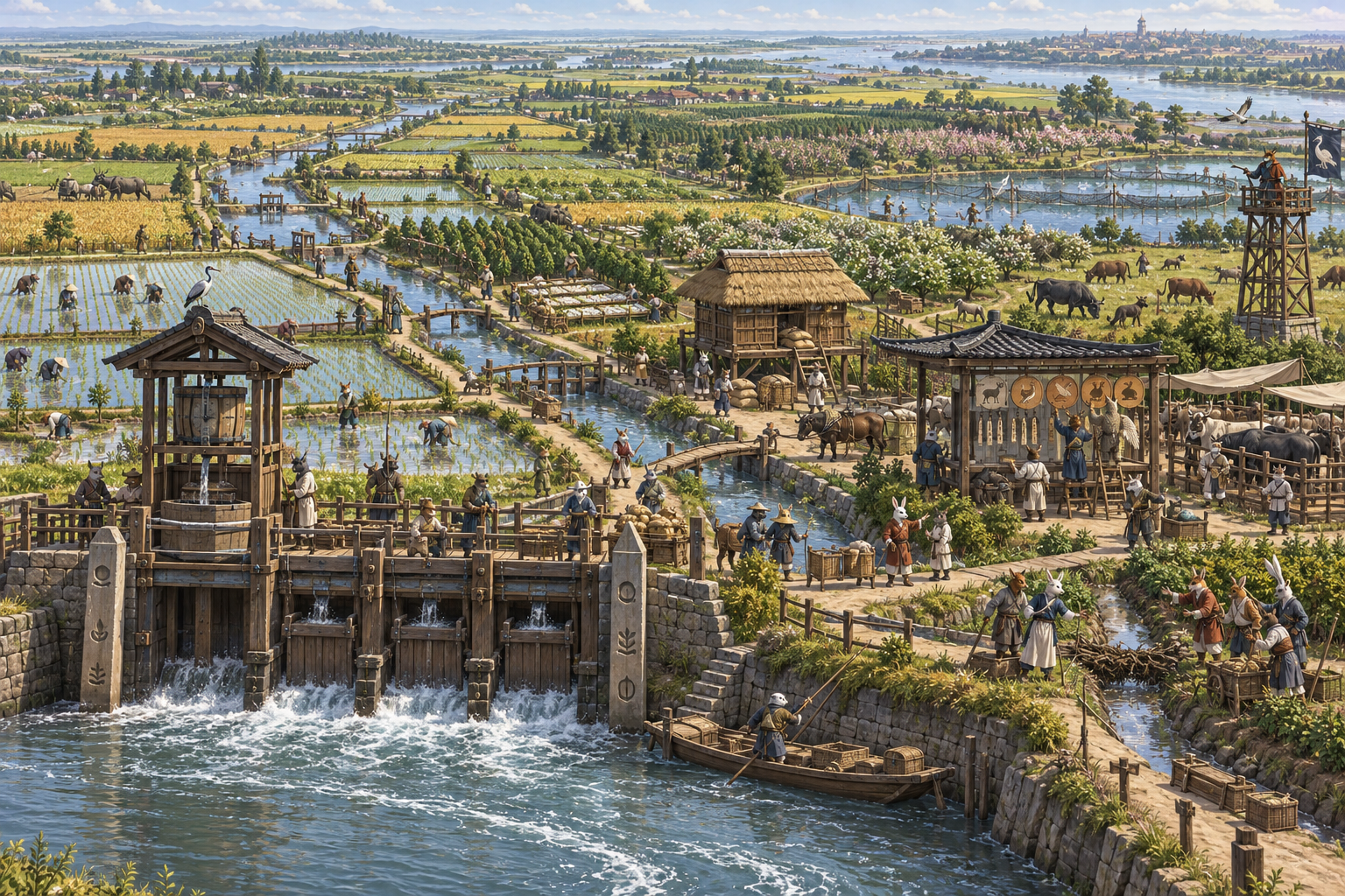 Southpoint, the Verdant Fields of Seoul, filled with farmland, orchards, grazing grounds, and animal migration routes