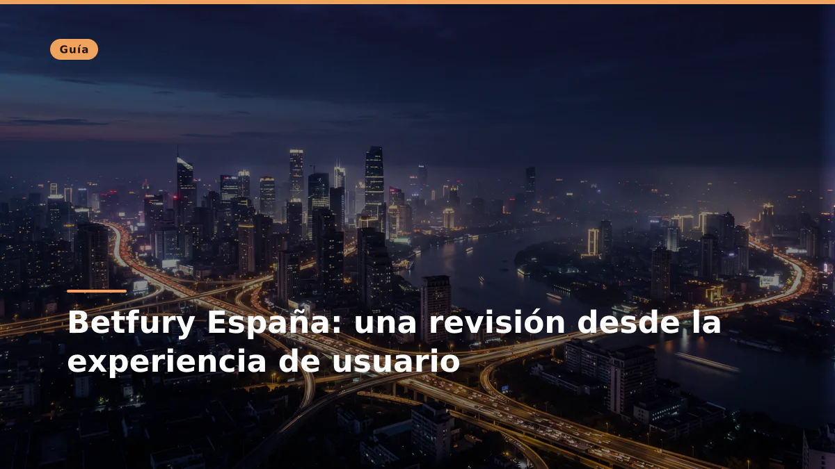 Betfury España: una revisión desde la experiencia de usuario