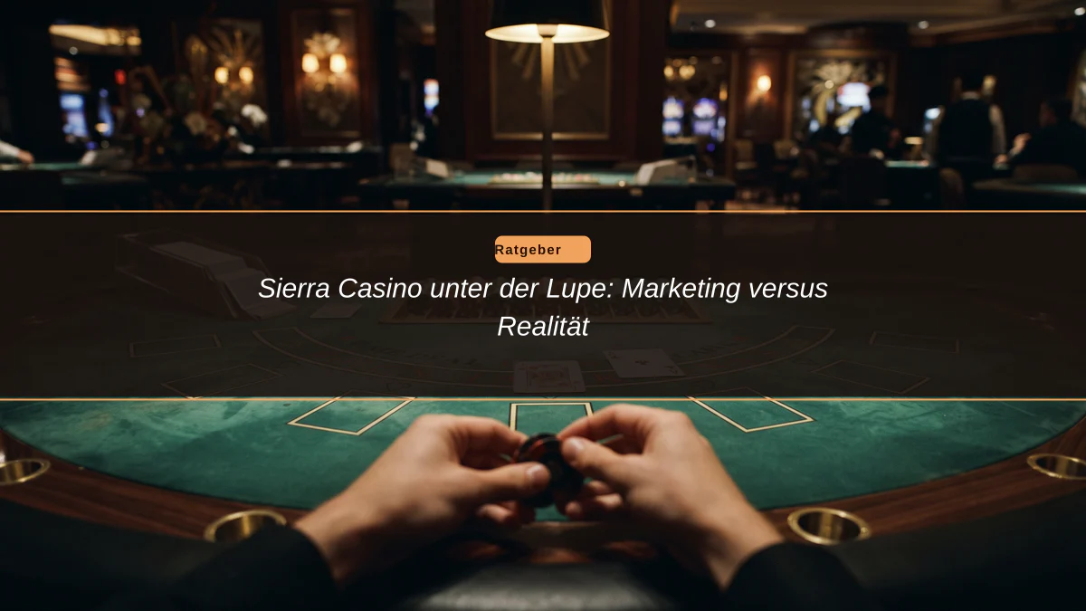 Sierra Casino unter der Lupe: Marketing versus Realität
