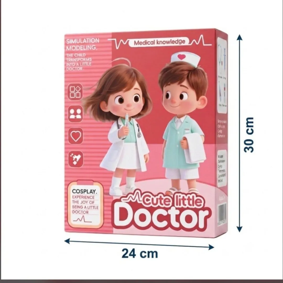 Medidas del empaque del Set de Doctor Infantil Cute Little Doctor