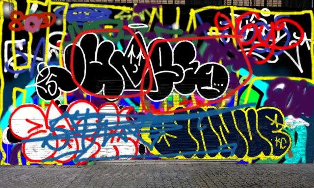 Graffiti artwork by STUG