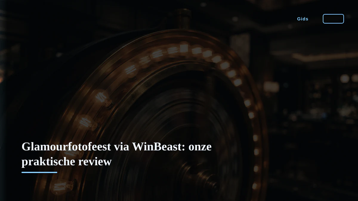Glamourfotofeest via WinBeast: onze praktische review