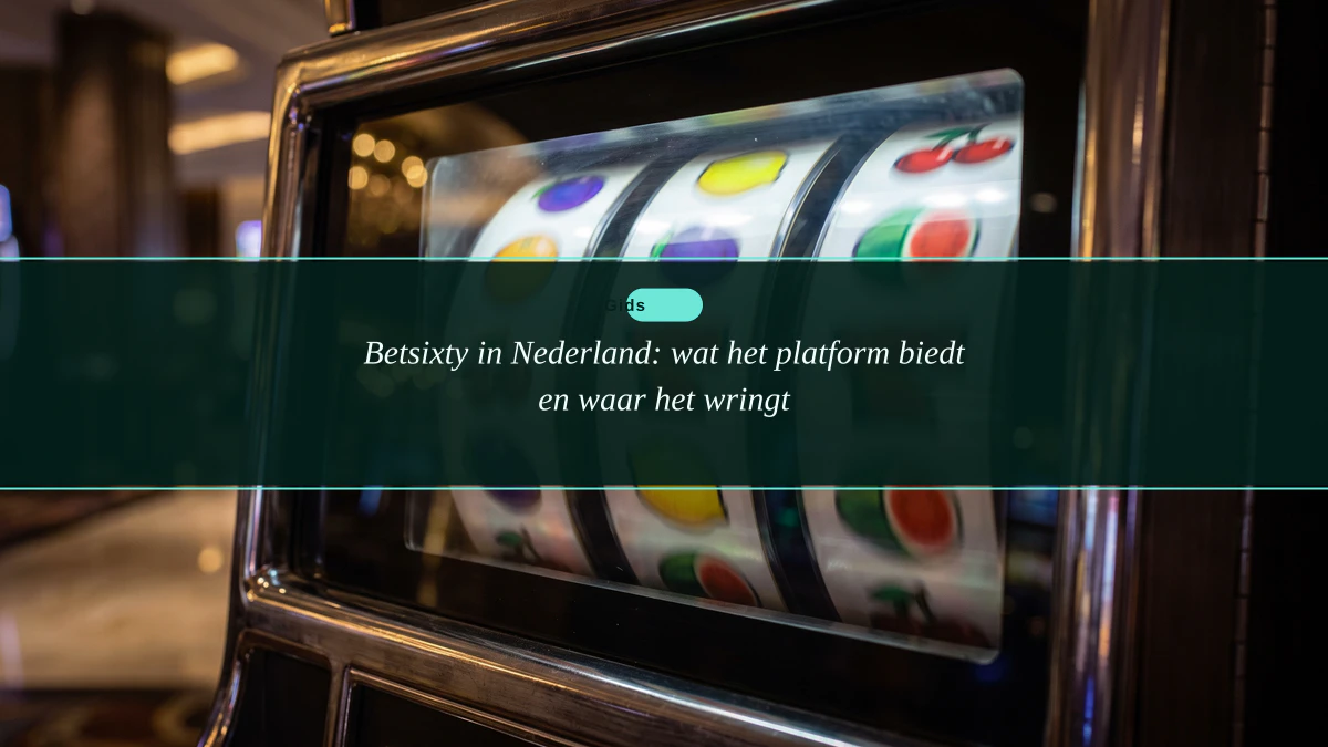 Betsixty in Nederland: wat het platform biedt en waar het wringt