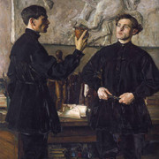 Портрет художников П Д и А Д Кориных 1930