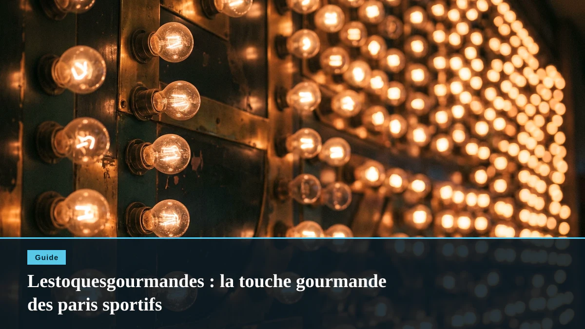 Lestoquesgourmandes : la touche gourmande des paris sportifs