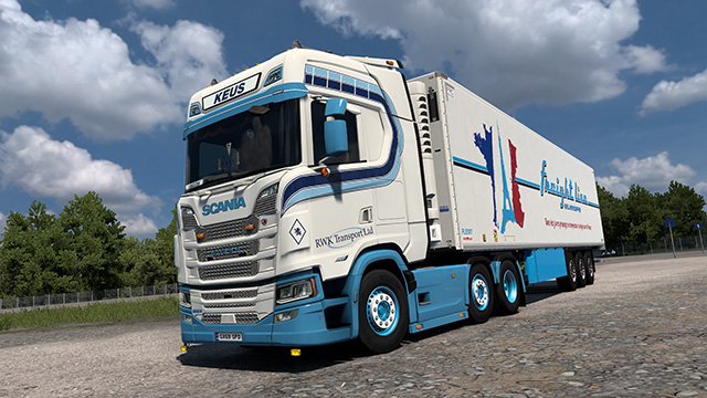 RWK Transport - Scania S & Freight Line Europe Schmitz SKO