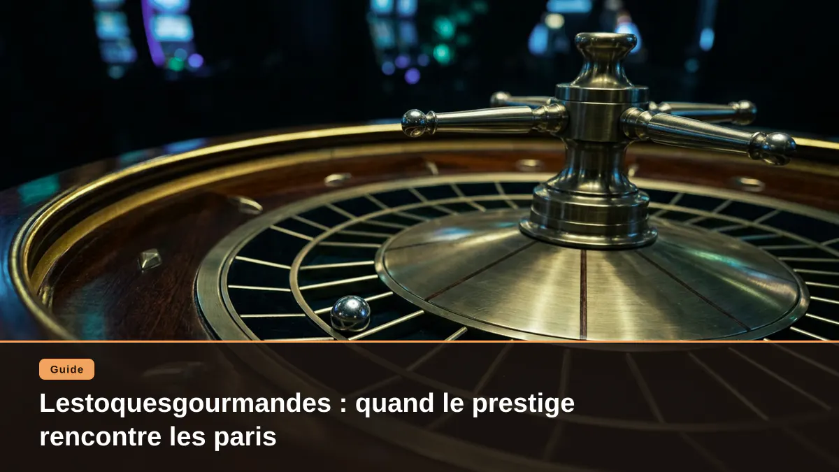 Lestoquesgourmandes : quand le prestige rencontre les paris