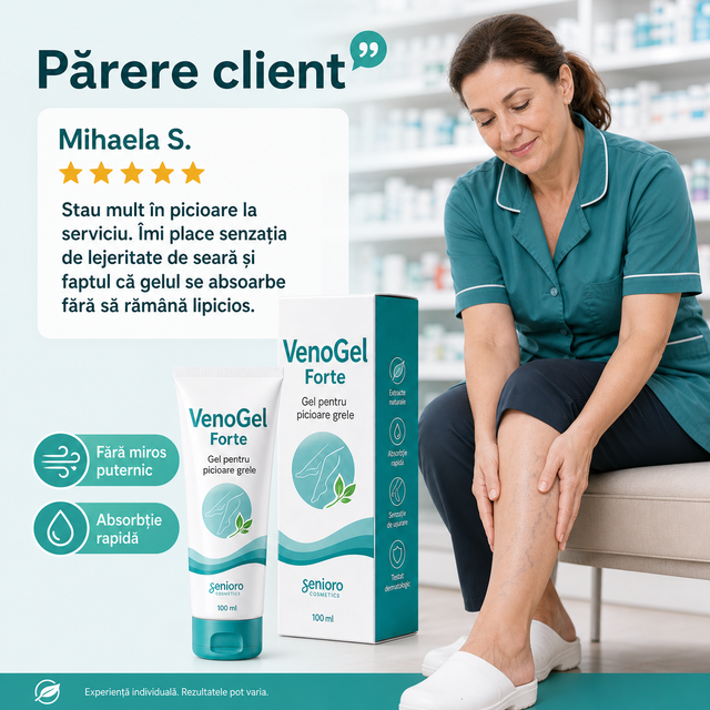 Părere client VenoGel Forte - Mihaela