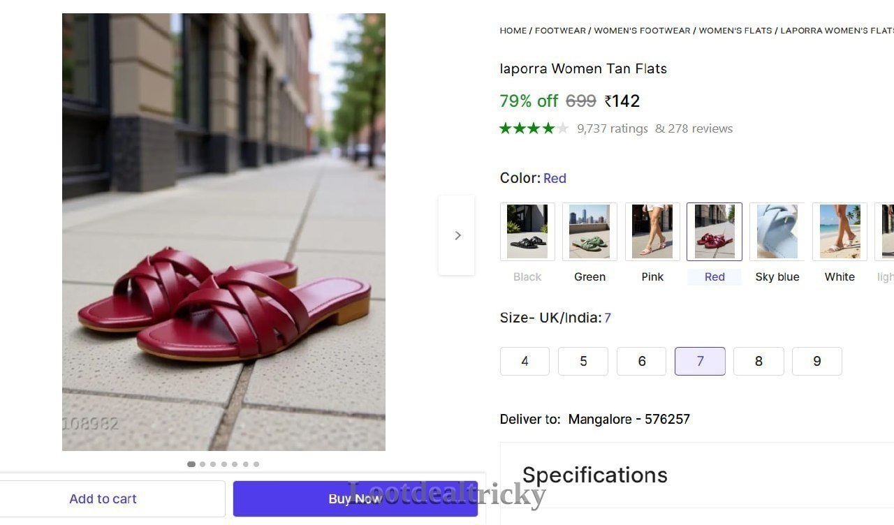women Tan Flats – Amazing Price Drop @ ₹142 women Tan Flats – Amazing Price Drop @ ₹142