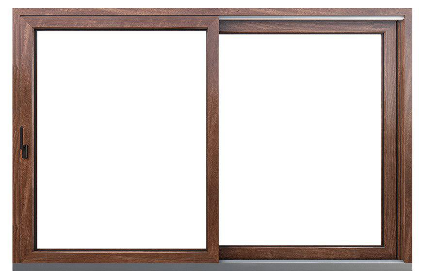 WDS SL 76 Schiebesystem Nussbaum Dekor