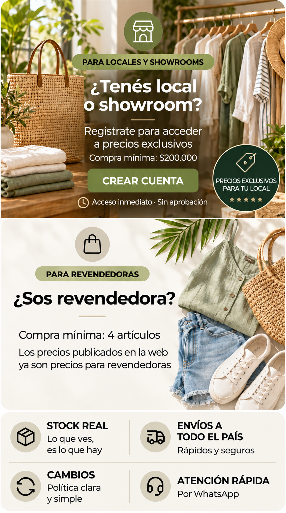 Frendy Mayorista - Elegí tu perfil: local o showroom con precios exclusivos, revendedoras desde 4 artículos