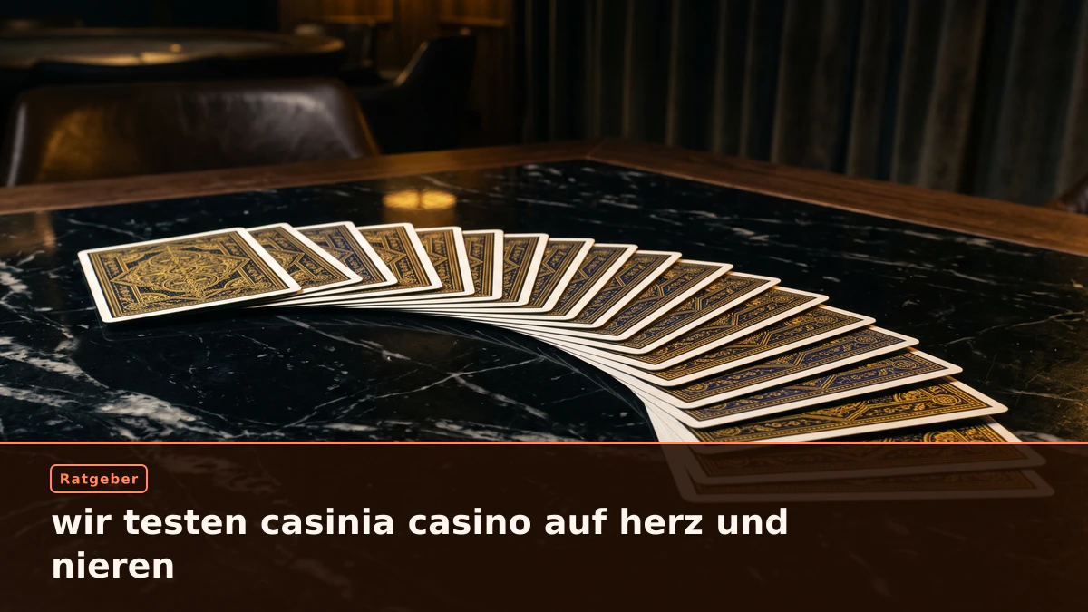 wir testen casinia casino auf herz und nieren