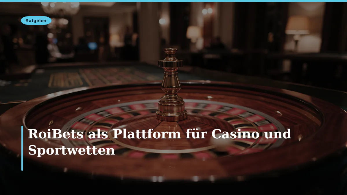 RoiBets als Plattform für Casino und Sportwetten