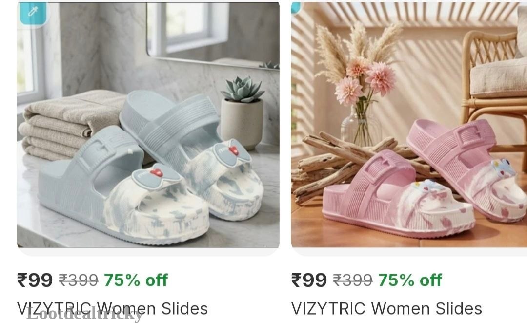 Grab Women Slides – Just ₹99 | Best Deal