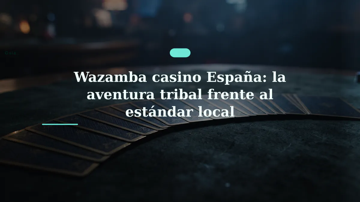 Wazamba casino España: la aventura tribal frente al estándar local