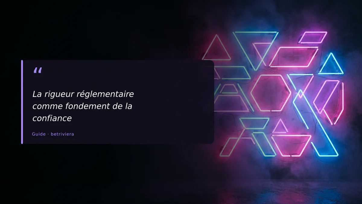 La rigueur réglementaire comme fondement de la confiance