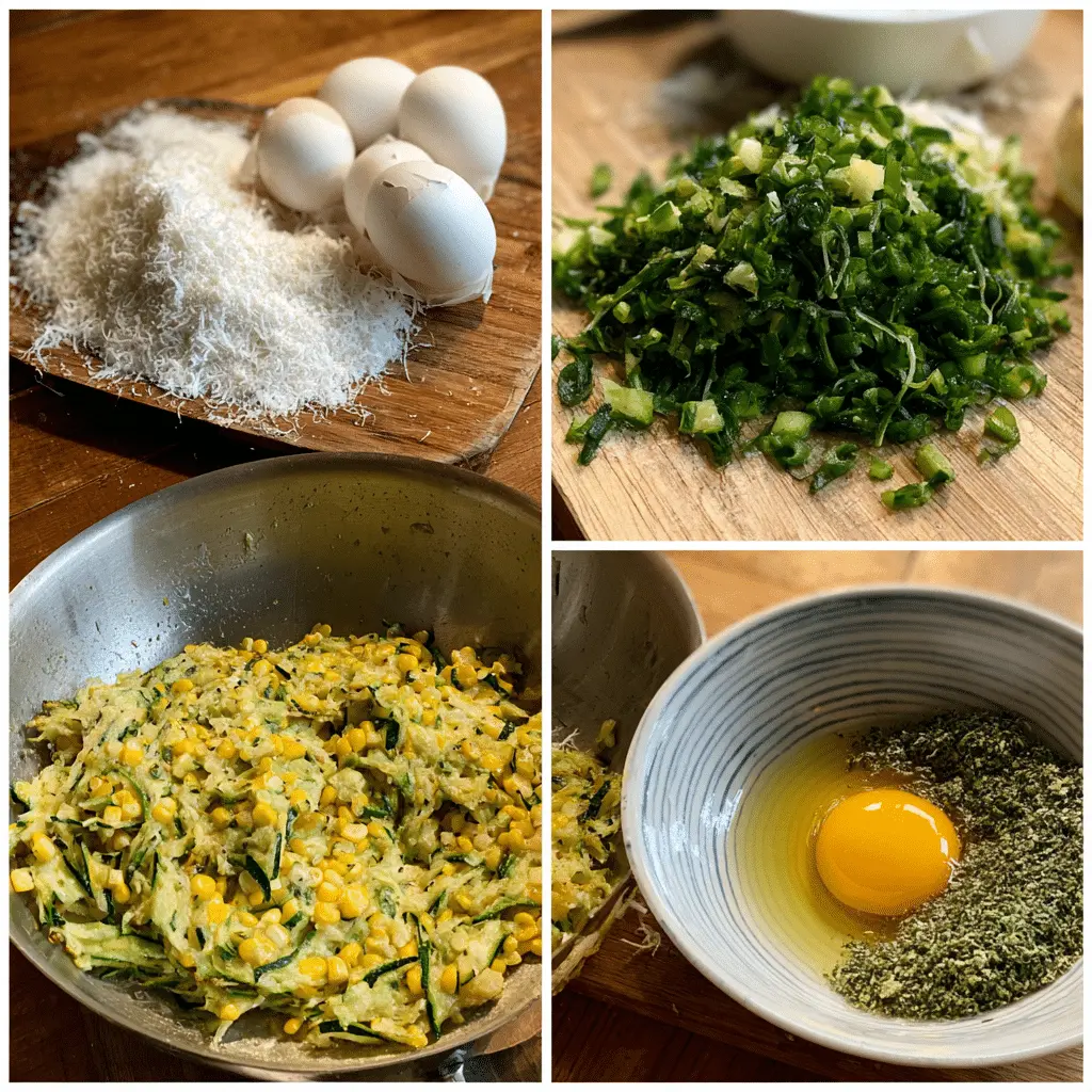 How to Make Zucchini Corn Fritters