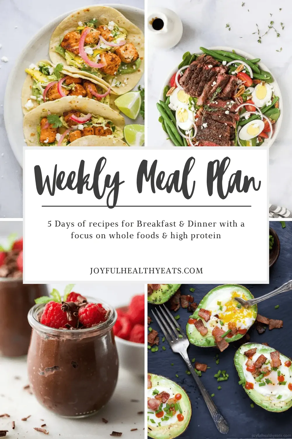Healthy Meal Plan Focuses on Whole Foods