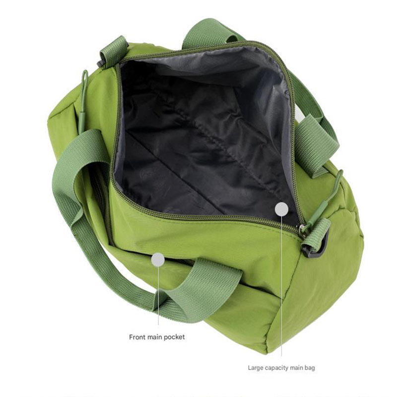 Green Lightweight Large Capacity Sports Duffel Bag - Portable Crossbody Travel Gym Handbag for Yoga Outdoor Activities