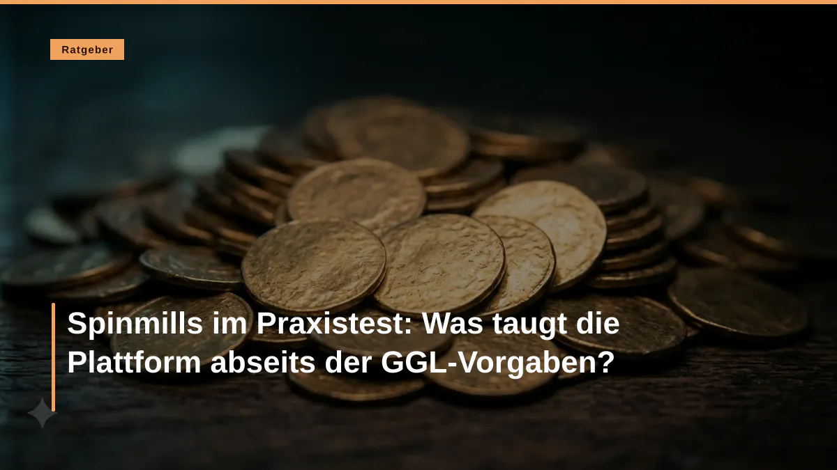 Spinmills im Praxistest: Was taugt die Plattform abseits der GGL-Vorgaben?