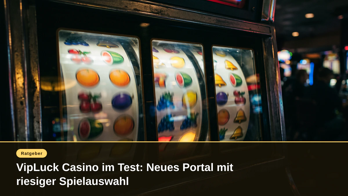VipLuck Casino im Test: Neues Portal mit riesiger Spielauswahl