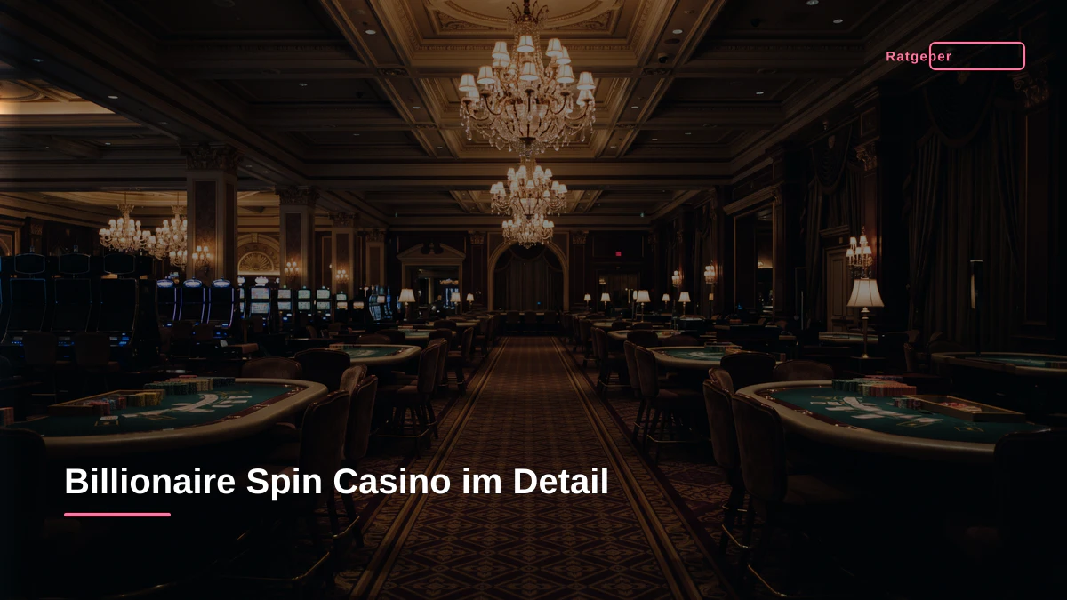 Billionaire Spin Casino im Detail