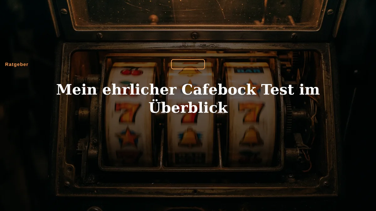 Mein ehrlicher Cafebock Test im Überblick