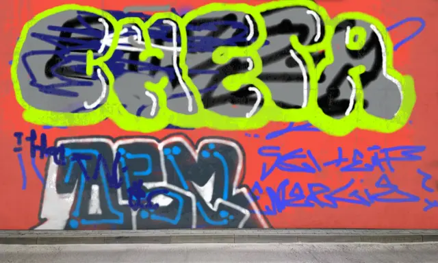 Graffiti artwork by ELES
