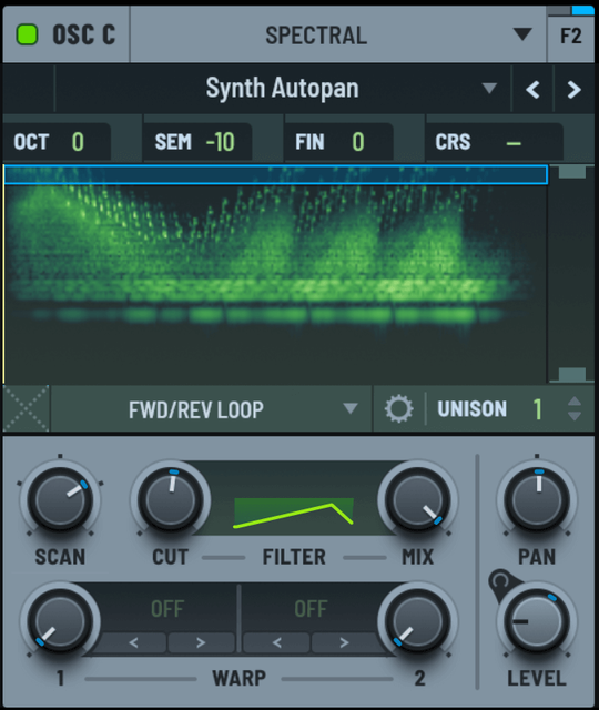 Spectral Oscillator do Serum 2